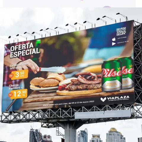 Letrero exterior personalizado con logo — VSArte