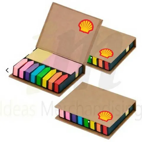 Libreta ecológica con post-it personalizado con logo — VSArte