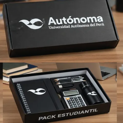 Pack para estudiantes personalizado con logo — VSArte