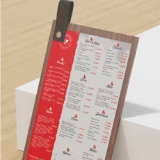 Carta menú para restaurantes personalizado con logo — VSArte