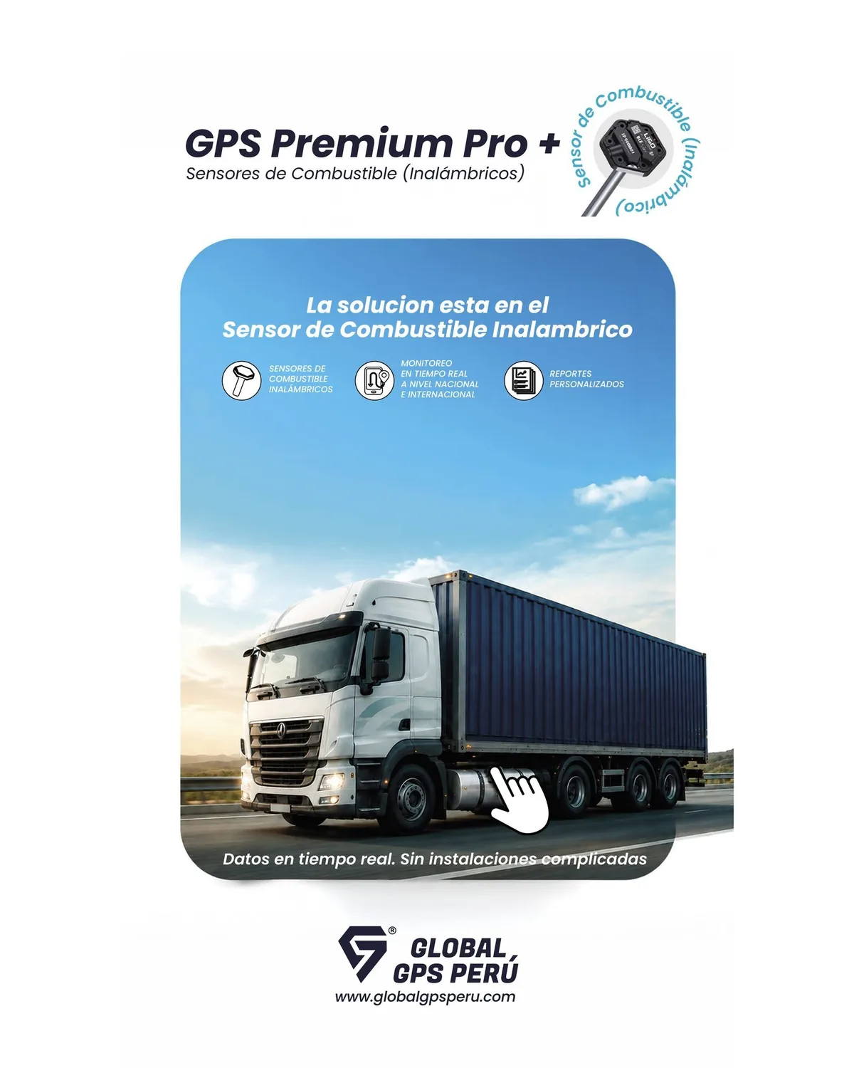 Global GPS Perú — Pieza publicitaria