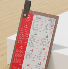 Diseño profesional de carta y menú