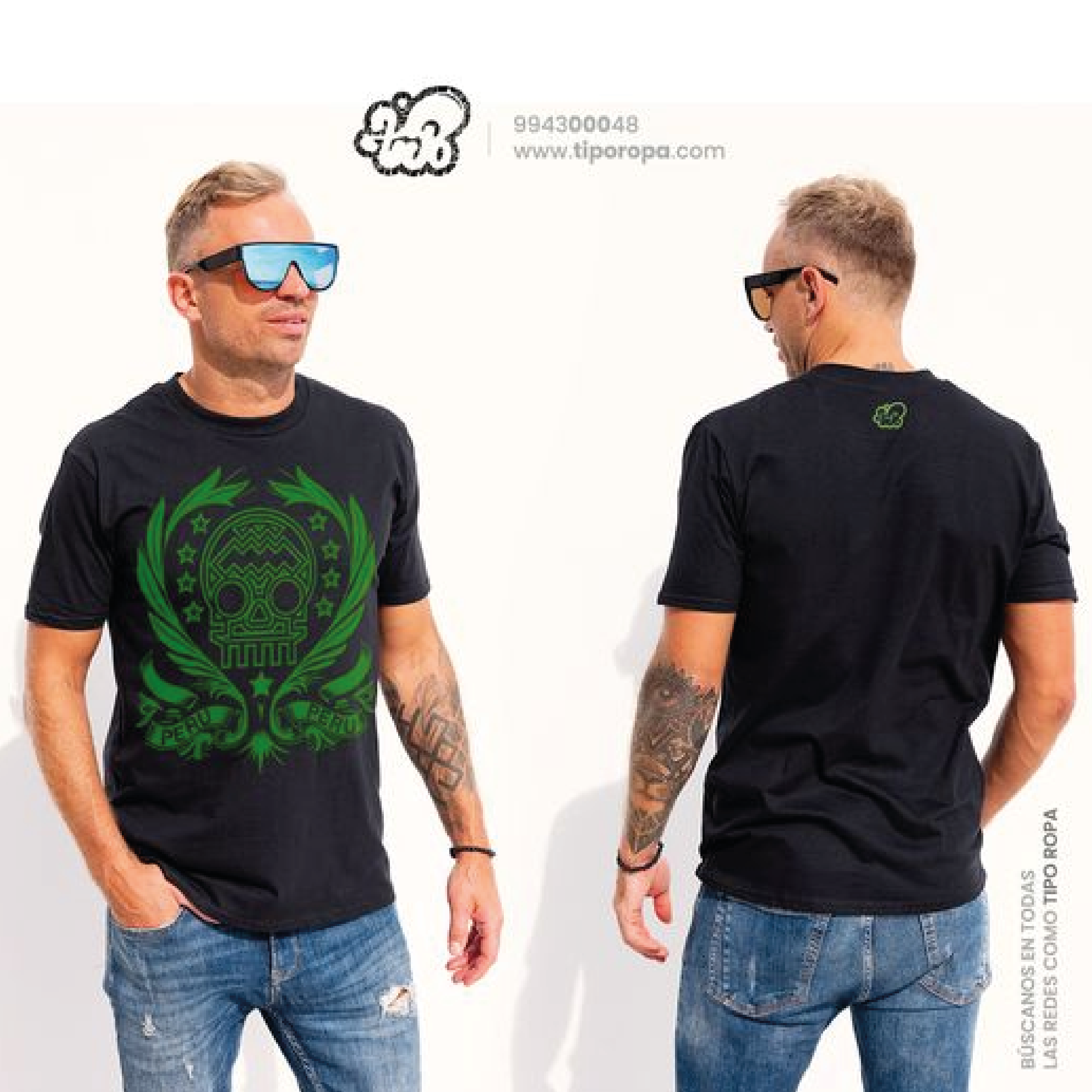 TIPO ROPA MODELO CALAVERA