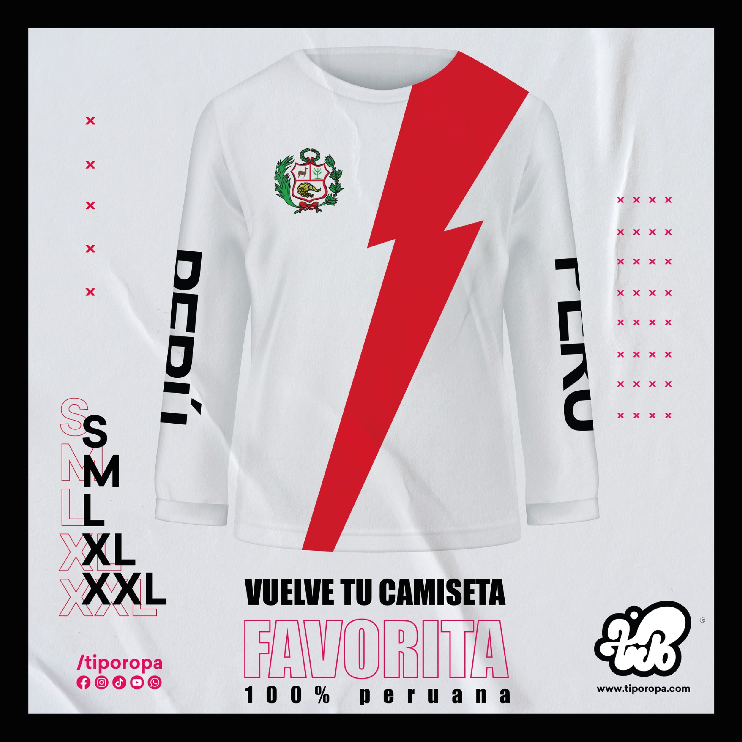 NUEVO MODELO CAMISETA PERUANA