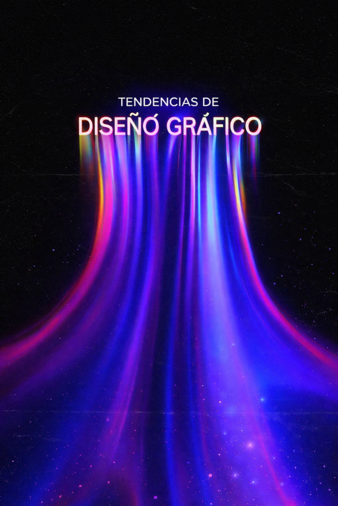 endencias de diseño gráfico 2026: ilustración moderna con tipografía creativa y elementos visuales para branding y marketing digital